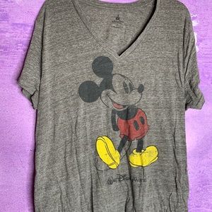Distressed Icon Mickey Tee